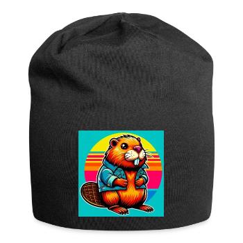 Bieber - Jersey-Beanie - Schwarz - Vorne