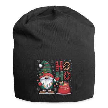Weihnachtsmann Wichtel - Jersey-Beanie - Schwarz - Vorne