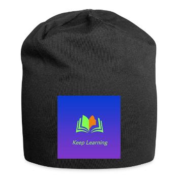 T-shirt La connaissance, c’est le pouvoir" - Bonnet en jersey - noir - Devant