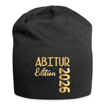 GYMNASIUM ABITUR 2026 - Jersey-Beanie - Schwarz - Vorne