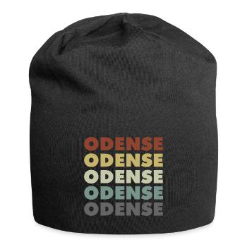 Odense - Denmark - Dänemark - Skandinavien - Jersey-Beanie - Schwarz - Vorne