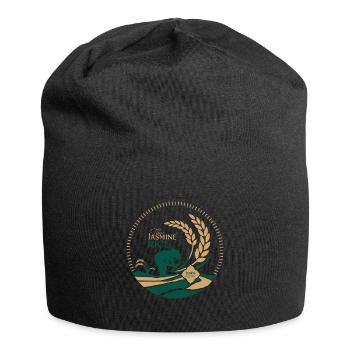 Thai Jasmine Rice Logo Organic - Jersey Beanie - black - Front