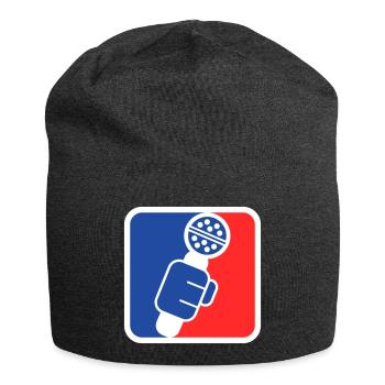 Microphone Check League Icon – Sportfan - Jersey-Beanie - Anthrazit - Vorne