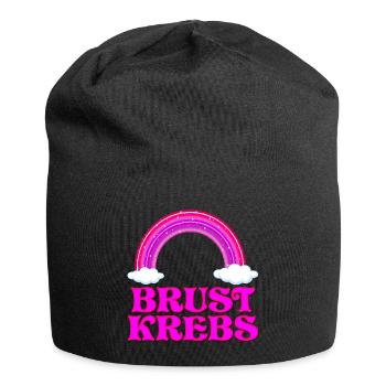 BRUSTKREBS REGENBOGEN - Jersey-Beanie - Schwarz - Vorne