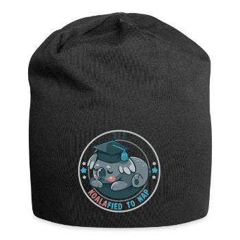 Koalafied to Nap - Jersey Beanie - black - Front
