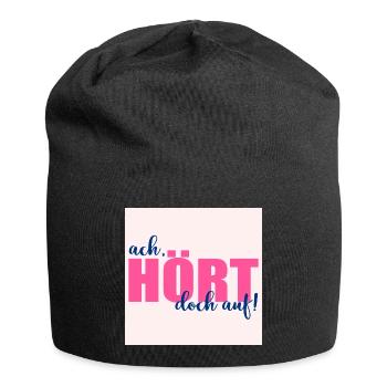 ARRÊTEZ DE DIRE - Bonnet en jersey - noir - Devant