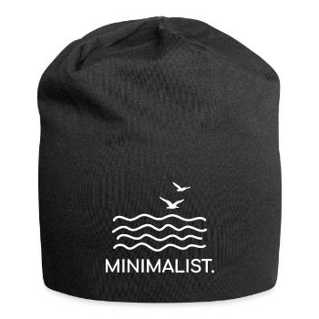 MINIMALIST - OCEAN - Jersey Beanie - black - Front