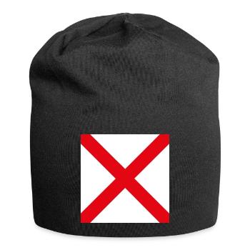 I_Require_Assistance_Flag - Jersey Beanie - black - Front