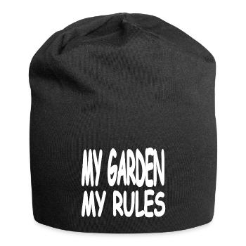 Garten - Jersey-Beanie - Schwarz - Vorne