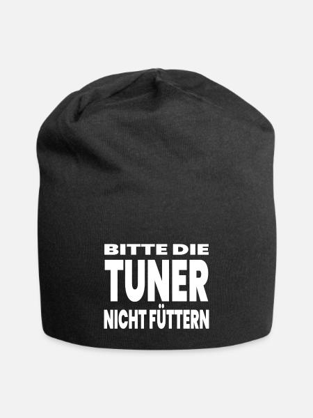 Tuner - Jersey-Beanie - Schwarz