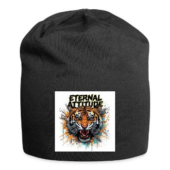 Eternal Tiger Pose - Jersey Beanie - black - Front