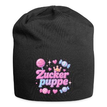 Sugar Doll / Y2K Nickname Statement Design - Jersey Beanie - black - Front