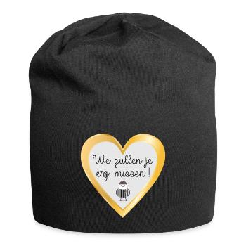 We will miss you very much - Jersey Beanie - black - Front