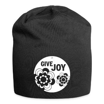 DONNEZ DE LA JOIE - Bonnet en jersey - noir - Devant