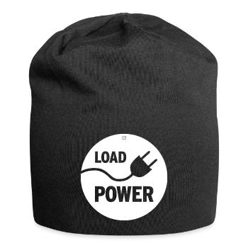LOAD POWER - Jersey Beanie - black - Front