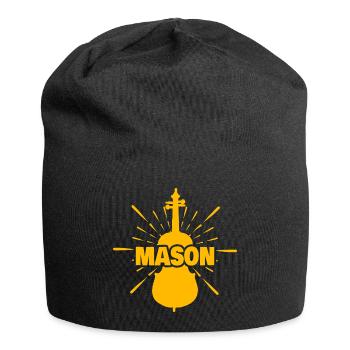 Mason - Jersey Beanie - black - Front