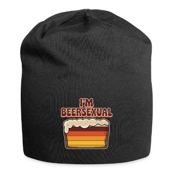 I'm Beersexual - Cool Beer Logo - Jersey-Beanie - Schwarz - Vorne