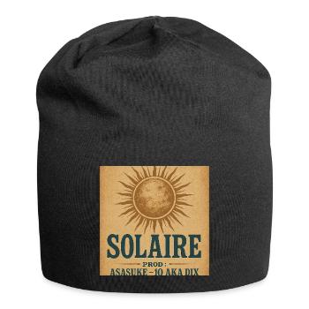 Rustic Vintage Sun - Jersey Beanie - black - Front