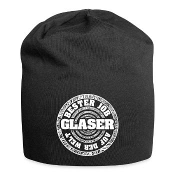 Glaser - Jersey-Beanie - Schwarz - Vorne