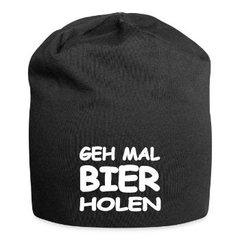 Bière - Bonnet en jersey - noir - Devant