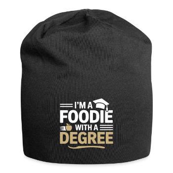 Registrierter Ernährungsberater für Akademische Ernährung - Jersey-Beanie - Schwarz - Vorne