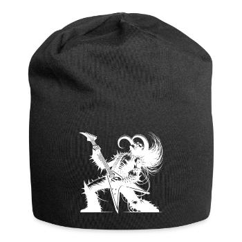 Rockgott aus der Unterwelt Metal kills silence - Jersey-Beanie - Schwarz - Vorne
