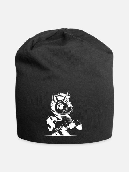 Petit bébé licorne câlin charmant - Bonnet en jersey - noir