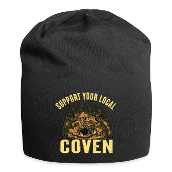 Idée de cadeau de sorcière, Coven de sorcières Sorcière Sœur Sorcière - Bonnet en jersey - noir - Devant