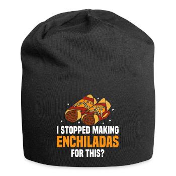Enchiladas Foodie-Gericht der mexikanischen Küche - Jersey-Beanie - Schwarz - Vorne