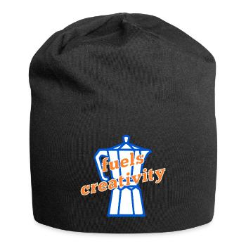 Coffee Creativity - Jersey Beanie - black - Front