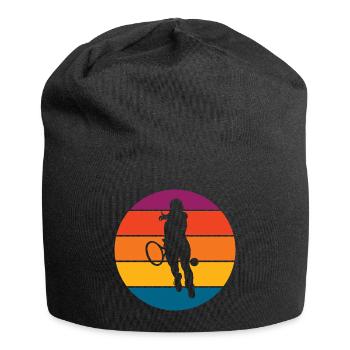 Tennis - Jersey-Beanie - Schwarz - Vorne