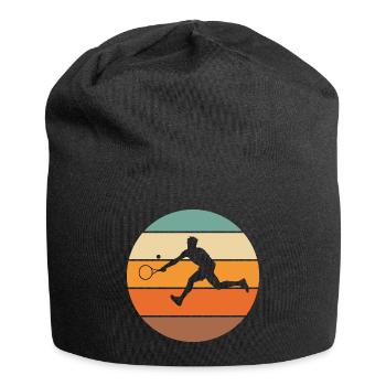 Tennis - Jersey-Beanie - Schwarz - Vorne