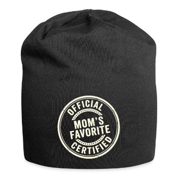 Enfant préféré Drôle Préféré de la maman officielle - Bonnet en jersey - noir - Devant