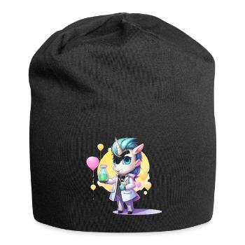 Unicorn Science Lab - Jersey Beanie - black - Front