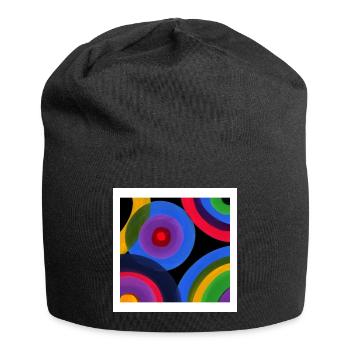 Symphonie des couleurs du cercle - Bonnet en jersey - noir - Devant