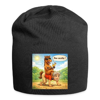 Reversal of horse - male roles - Jersey Beanie - black - Front