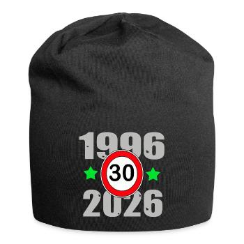 Birthday 30 , 30 years1996 to 2026 - Jersey Beanie - black - Front