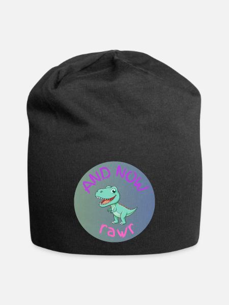 AND NOW RAWR - Dino - Bonnet en jersey - noir