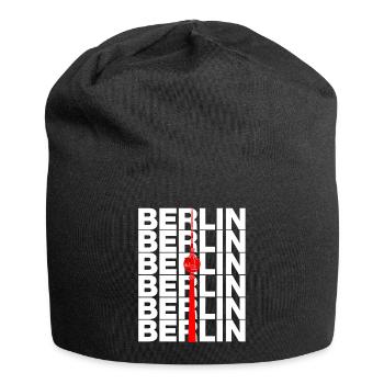 TOUR DE TÉLÉVISION DE BERLIN, ALEX POINT DE REPÈRE DIT EST BERLIN - Bonnet en jersey - noir - Devant