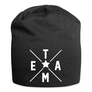 Team - Jersey-Beanie - Schwarz - Vorne