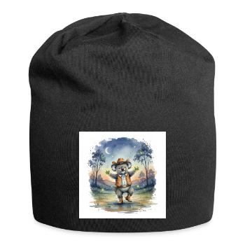 Mehni le cow-boy Koala - Bonnet en jersey - noir - Devant