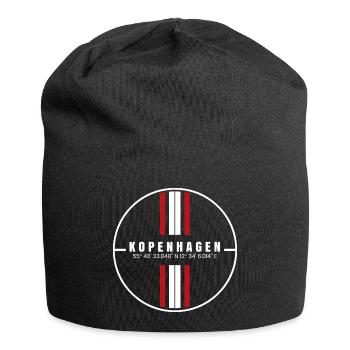 Coordonnées de Copenhague - Bonnet en jersey - noir - Devant