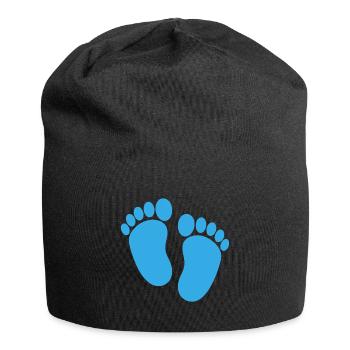 Baby feet - Jersey Beanie - black - Front