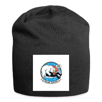 PolarJustice Karikatur - Jersey-Beanie - Schwarz - Vorne
