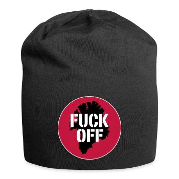 Verpiss dich! - Grönland / Grønland - Jersey-Beanie - Schwarz - Vorne