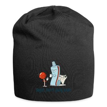 Chérie, tu vas tomber - Bonnet en jersey - noir - Devant