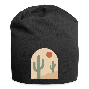 Sérénité de l’Arche du Désert - Bonnet en jersey - noir - Devant