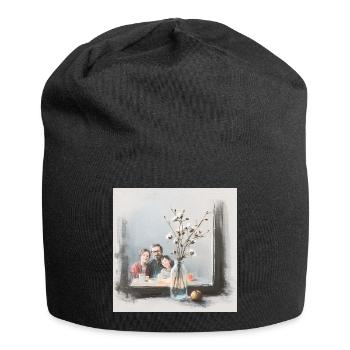 Family breakfast - Jersey Beanie - black - Front