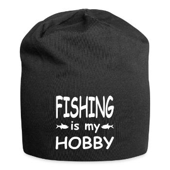 Angeln - Jersey-Beanie - Schwarz - Vorne
