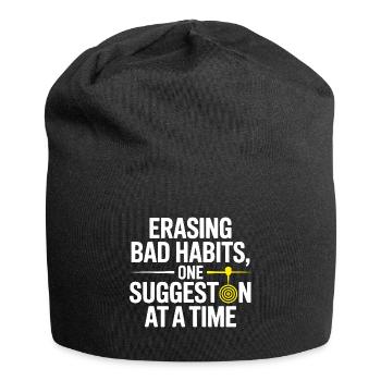 Hypnotist Erasing Bad Habits One Suggestion Pro  - Jersey Beanie - black - Front